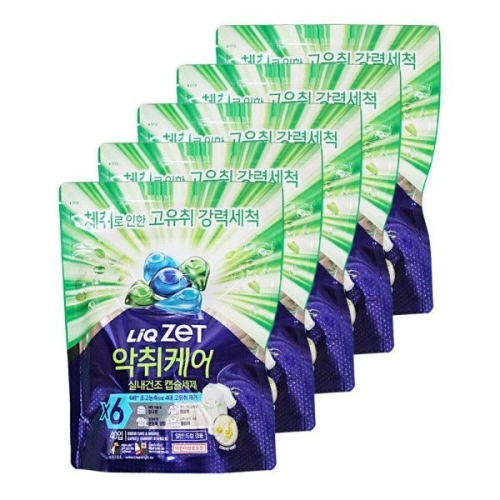 리큐 제트 악취케어 실내건조 캡슐세제 40입 (5개)_이미지