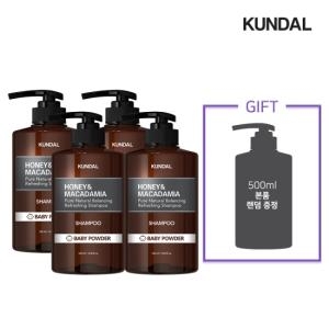  쿤달 네이처 샴푸 베이비 파우더 500ml [5개] 상품이미지