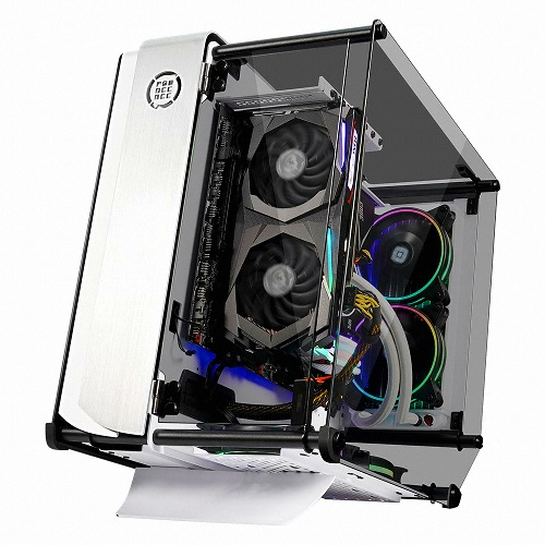 마이크로닉스 OPTIMUS X1 강화유리 화이트