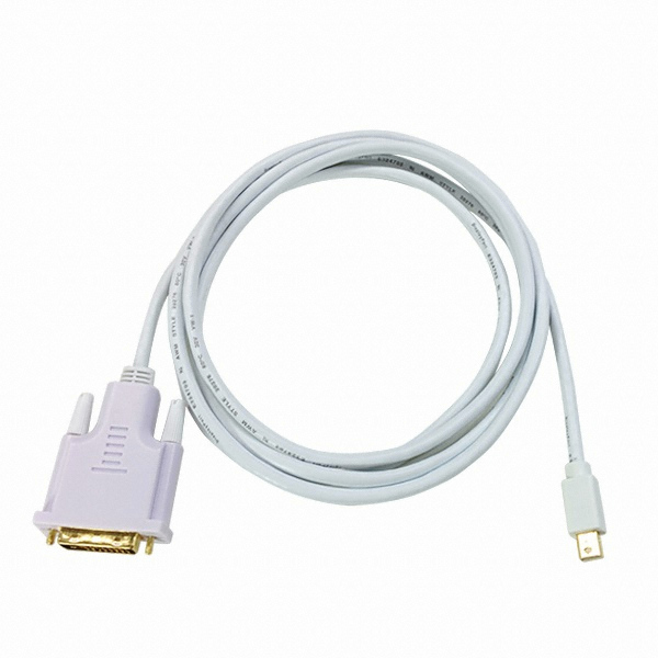 라인업시스템 LANSTAR Mini DisplayPort (미니디스플레이포트) to DVI 케이블 (LS-MDP29, 2m)_이미지