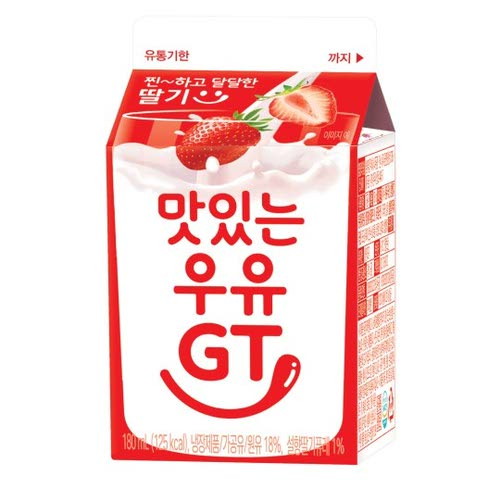 남양유업 맛있는우유GT 딸기 180ml