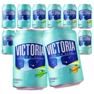빅토리아 350ml 레몬24캔 + 라임24캔 레몬24캔 라임24캔