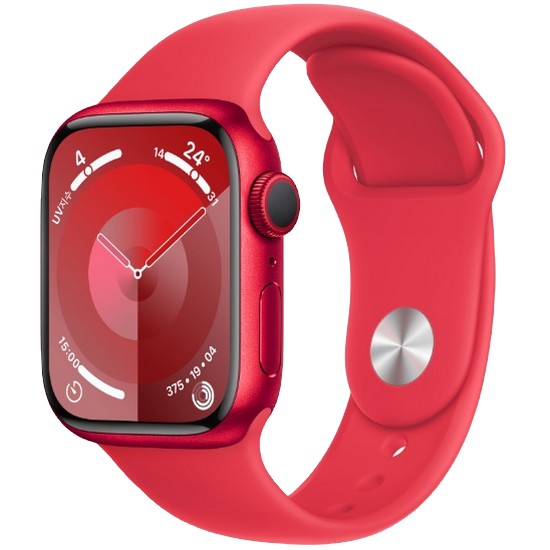 APPLE 워치 시리즈9 41mm 레드 알루미늄 (스포츠밴드)_이미지