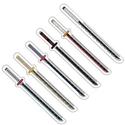 귀멸의칼날 칼 모양 자 12cm