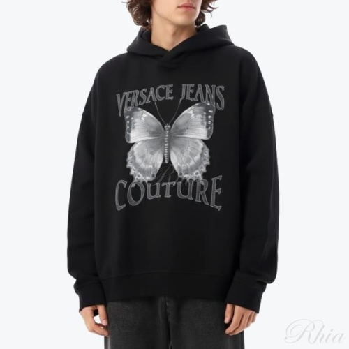 베르사체 캐빈ET DE 컬IOSITE 루즈 핏 후디 79GAIP07 CF01P 899 캐비닛 드 큐리오시트 루즈핏