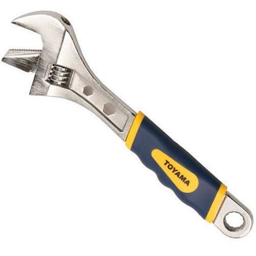 토야마 파이프렌치 겸용 몽키스패너 200mm_이미지