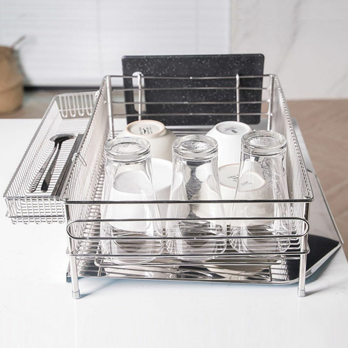 리빙홈데코 올스텐 식기건조대 보급형 (1단)_이미지