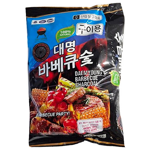 대명 바베큐 숯 700g (1개)