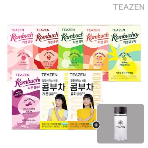 티젠 콤부차 8가지맛 혼합구성 80스틱