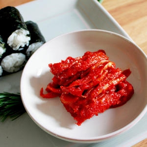 속초명가젓갈 속초명물 새콤달콤 입맛고정 속초 명태회무침 1kg 19년8 26일 푸드데이 특가행사 진행됩니다_이미지