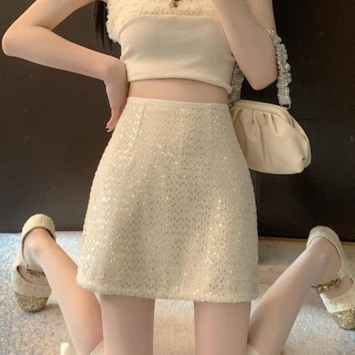 신세계인터내셔날 오노마 G126595_스팽글 미니스커트