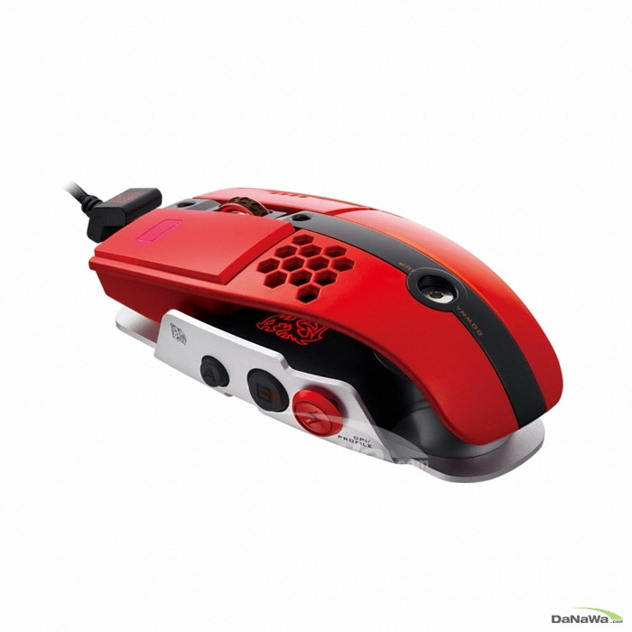 써멀테이크 Tt eSPORTS LeveL 10 M mouse (블레이징 레드)_이미지