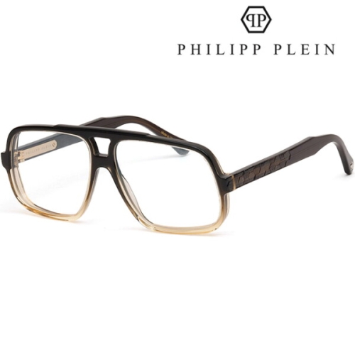 필립플레인 안경테 MEV0004 08ML 투톤 사각 뿔테 남자 여자 투브릿지