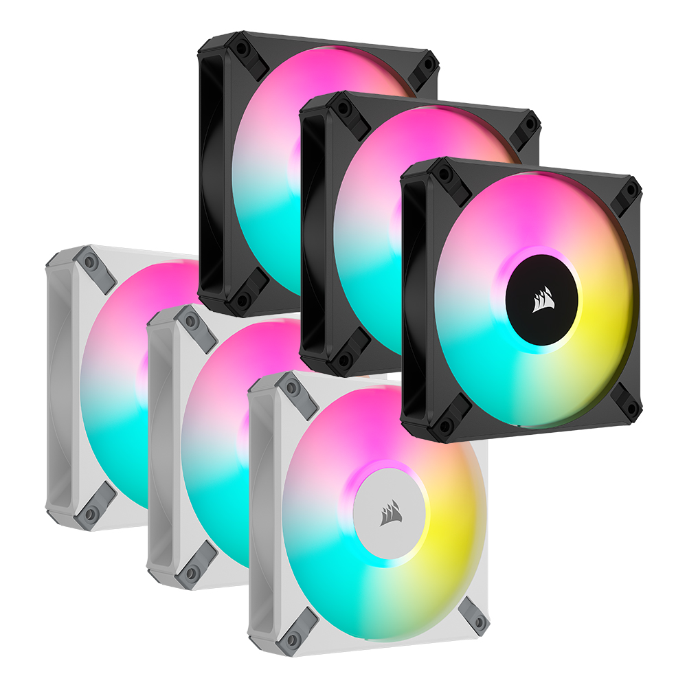 CORSAIR iCUE AF120 ELITE RGB (3팩, 블랙)