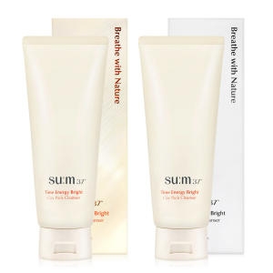 LG생활건강 숨37도 타임 에너지 브라이트 클레이 팩 클렌저 150ml (2개)