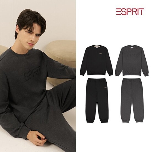 에스프리 남성 코튼혼방 맨투맨+팬츠 4종 세트_이미지