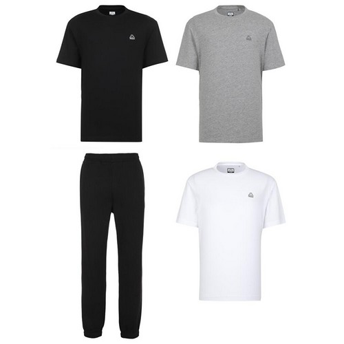 카파 코튼 반팔티셔츠 + 조거팬츠 4종 세트 KPUYIYO94_이미지