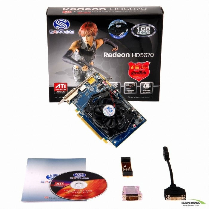 SAPPHIRE �󵥿� HD 5670 HDMI D5 1GB
