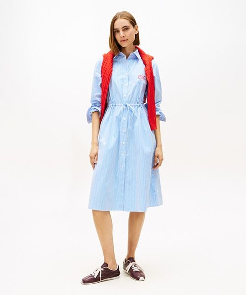 Ÿ�����ǰ� TOMMY HILFIGER ���ø� �÷��� ���� �巹�� T22G0TDR001WT20Y6 366886