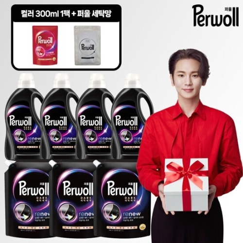 다크 1.9L 1개+다크 1.7L 3개+컬러300ml 1개+세탁망 2개