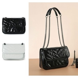 오너클랜 FC38 퀼팅패턴 클래식 가죽 여성 체인핸드백 크로스백 WD2E7D6
