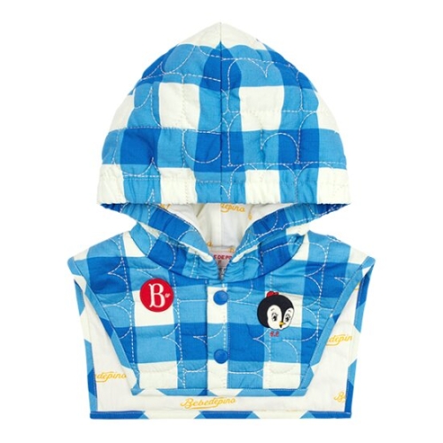 베베드피노 키즈 휴고체크BP퀼팅바라클라바_BP33AH307_이미지