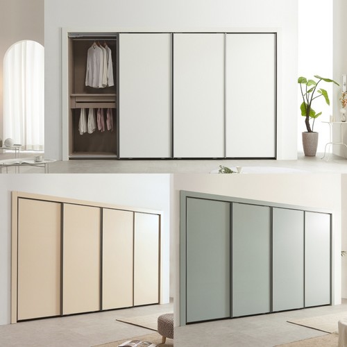 엔아이 베이직 슬라이딩 붙박이장 (10cm)_이미지