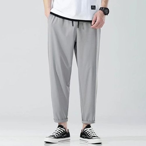 남성 코디 허리밴딩 바지_WEED325