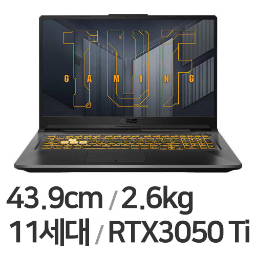 ASUS TUF Gaming F17 FX706HE-HX011 WIN10 16GB램 (SSD 512GB)