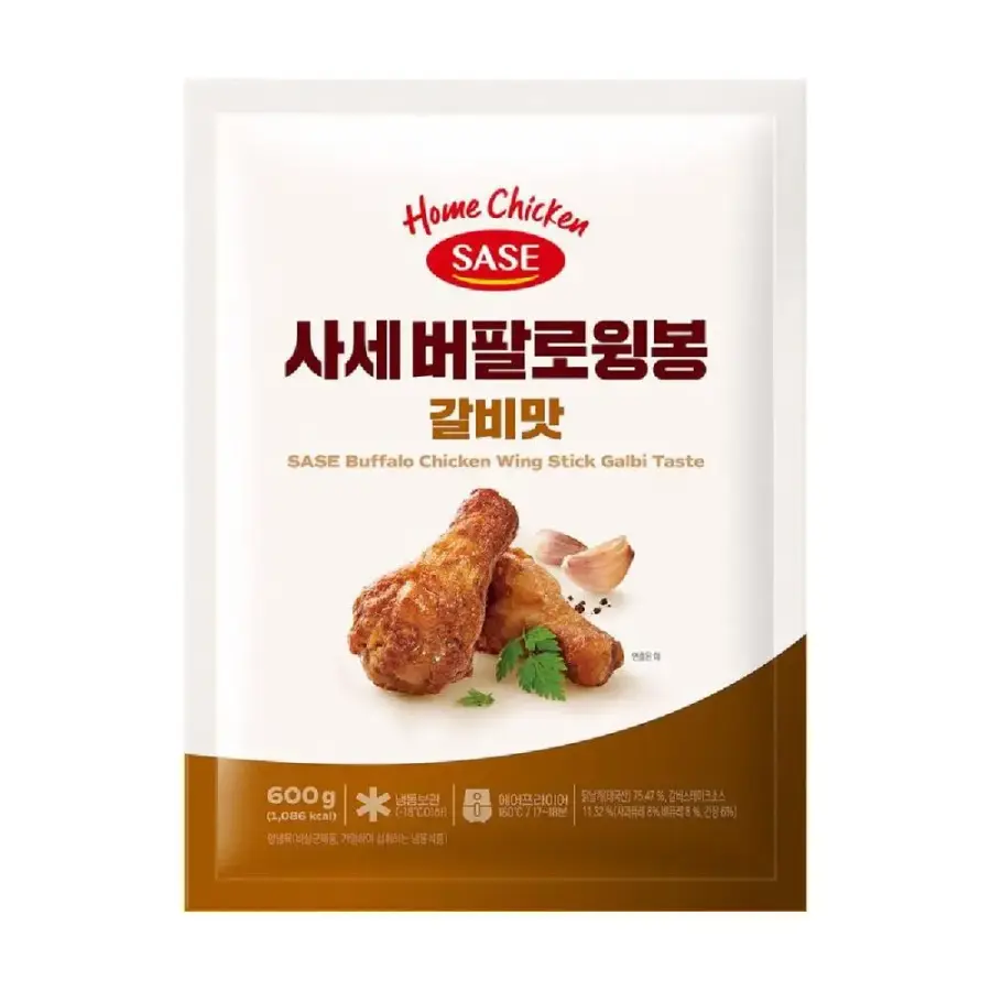 사세 버팔로윙봉 갈비맛 600g (1개)