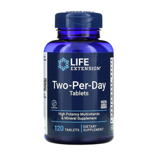 라이프익스텐션 투퍼데이 멀티비타민 미네랄 120캡슐 (1개)
