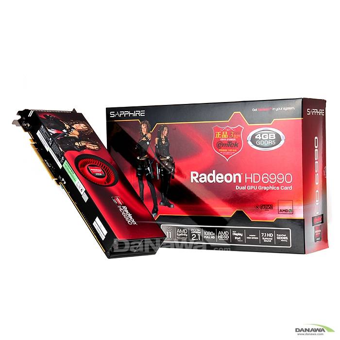 SAPPHIRE �󵥿� HD 6990 D5 4GB