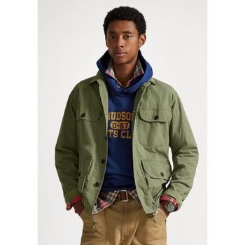 폴로랄프로렌 폴로 랄프 로렌 면 캔버스 오버셔츠 여름 재킷 올리브 7462355