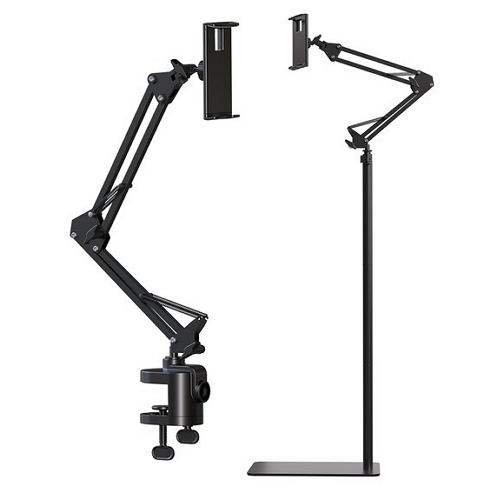 스마트폰/태블릿 스탠드형 자바라 거치대