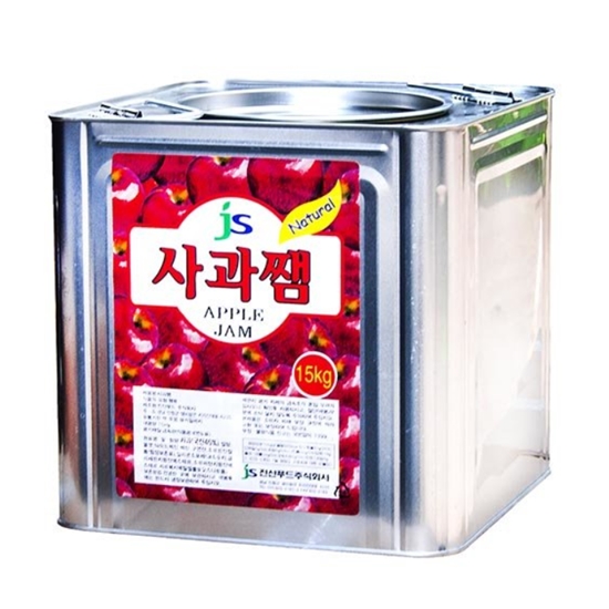 진산푸드 사과쨈 15kg (1개)