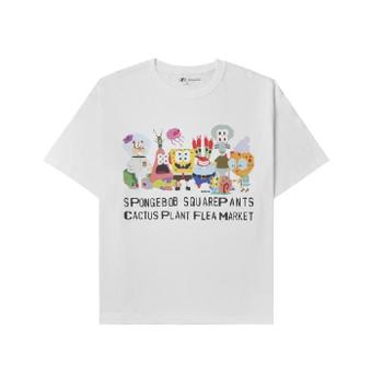 UT x CPFM x 스폰지밥 그래픽 티셔츠 A 화이트 KR 474451