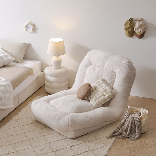 나무뜰 포이 몽글 6단계 각도조절 리클라이너 소파베드 눕는 좌식의자 1인용