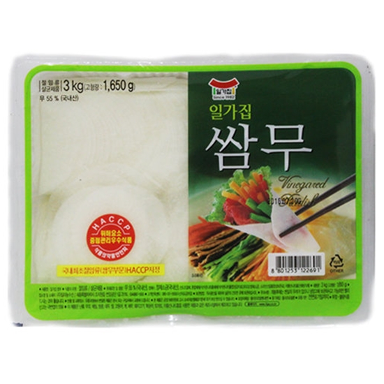 일미농수산 일가집 쌈무 3kg