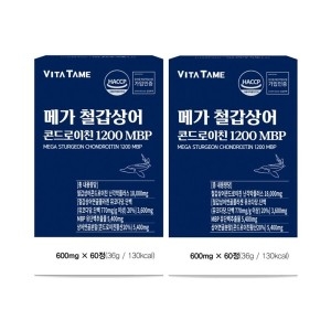 비타테미 비타테미 철갑상어 콘드로이친 1200 MBP 600mg 60정 (2개)_이미지