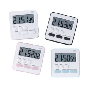 라온 LED 플래쉬 무음 주방 타이머 자석 쿠킹 스톱워치 요리 제과 제빵 베이킹 시계 공부 알람 타이머_이미지