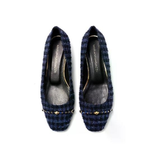 콘티 Marianna Mazza Fiorentina ballerina lana blu C2FS49015_이미지