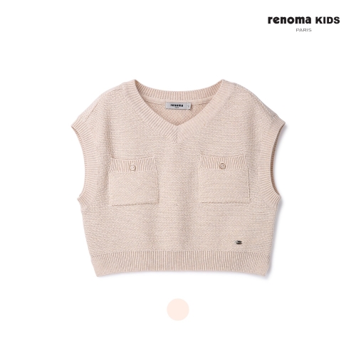 레노마 키즈 여아 루즈핏 니트VEST R2411K405_05