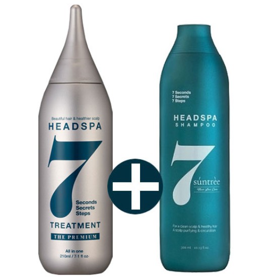 헤드스파7 더 프리미엄 트리트먼트+썬트리 샴푸 2종 세트