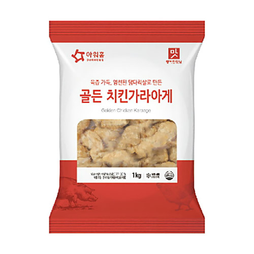 아워홈 골든 치킨가라아게 1kg이미지입니다. 누르면 해당 게시물로 새창이동합니다.