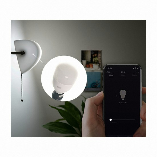 고퀄 헤이홈 LED 스마트 벌브전구 RGB 8W (2개)_이미지