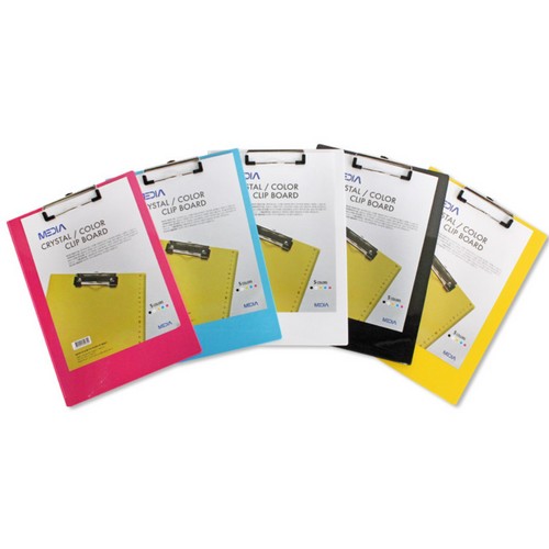 빅드림 미디어 크리스탈 칼라 클립보드 (4개)_이미지