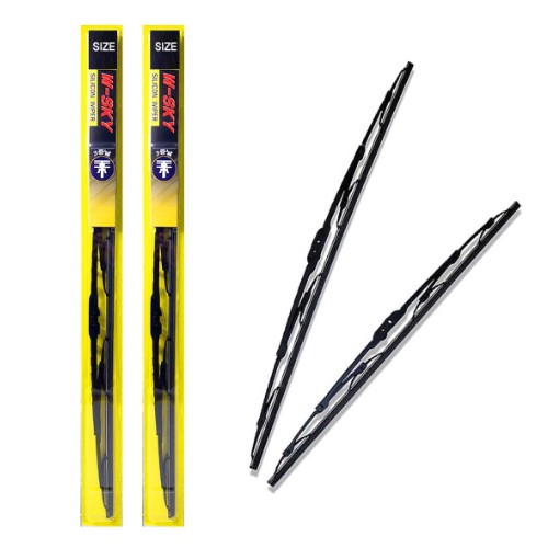 W-SKY 3중날 실리콘 와이퍼 600mm 세트