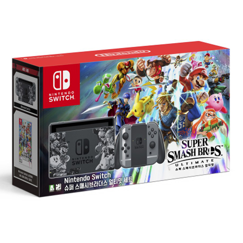  닌텐도 스위치 슈퍼 스매시브라더스 얼티밋 세트 본체