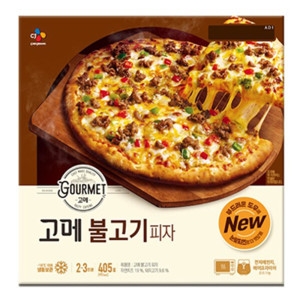 CJ제일제당 고메 클래식 불고기 피자 405g이미지입니다. 누르면 해당 게시물로 새창이동합니다.