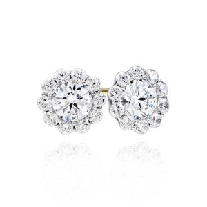 3부 다이아몬드 귀걸이 14k 18k 프로포즈 웨딩 기념일 선물 달리 HNDER03927